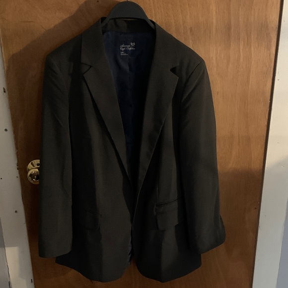American Eagle Outfitters Charcoal Blazer